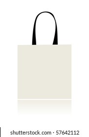 Shopping bag isolated for your design