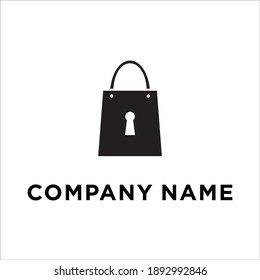 Shopping Bag Key Stock Vector
