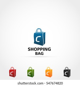 Shopping bag Letter C Logo