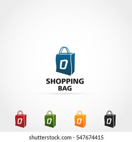 Shopping bag Letter D Logo