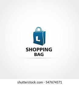 Shopping bag Letter L Logo