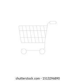 shopping, bag line icon. Elements of black friday and sales icon. Premium quality graphic design icon. Can be used for web, logo, mobile app, UI, UX