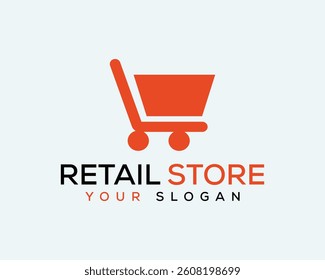  Shopping bag line icon and Modern Logo design.