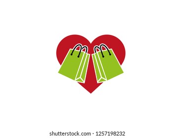 shopping bag logo