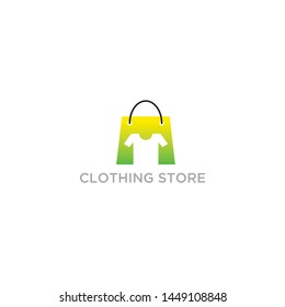 shopping bag logo concept vector for your market, shop, and business