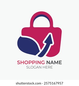 Shopping bag and Shopping logo design