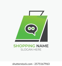 Shopping bag and Shopping logo design