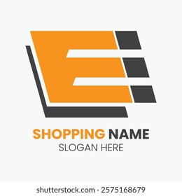 Shopping bag and Shopping logo design
