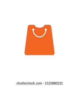 Shopping bag logo design vector template