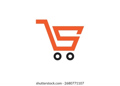 Ilustración vectorial del icono del logotipo del bolso de compras