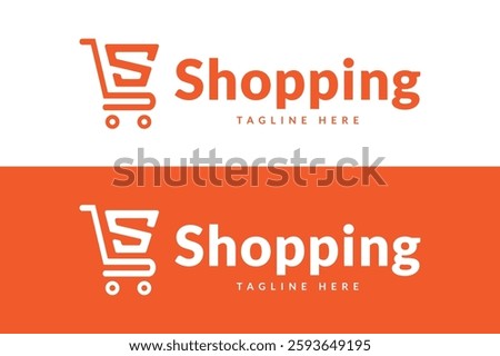 shopping bag logo icon vector illustration