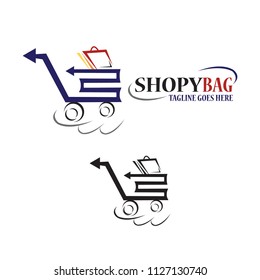 Shopping Bag Logo Template
