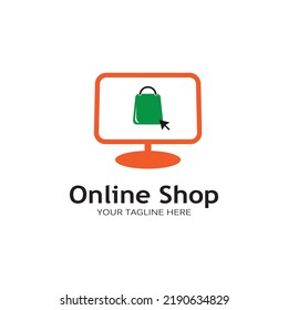 ilustración vectorial del logotipo de la bolsa de compras