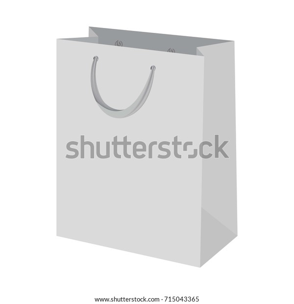 Download Shopping Bag Mockup Realistic Illustration Shopping Stock Vector (Royalty Free) 715043365