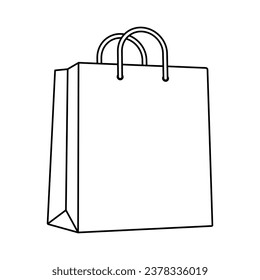 Burla de compras. Ilustración del vector