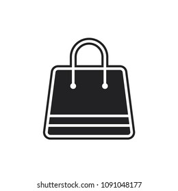 Shopping Bag Modern Simple Line Vector Icon