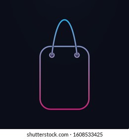Shopping bag nolan icon. Simple thin line, outline vector of shopping icons for ui and ux, website or mobile application