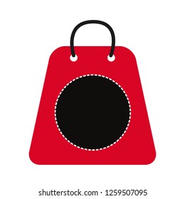 shopping bag on white background