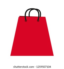 shopping bag on white background