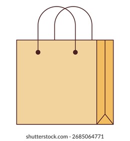 Saco de compras. Saco de compras de papel