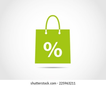 Shopping Bag Percent