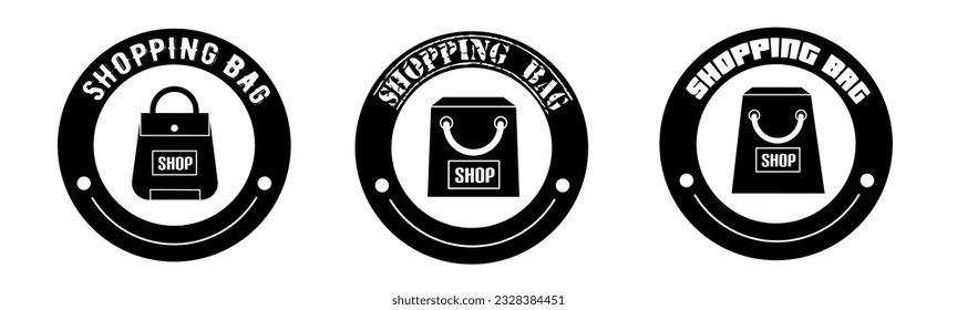 Shopping bag product sale icon vector illustration. Design for shop and sale banner business.