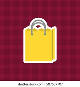 shopping bag purchase vector illustration graphic design