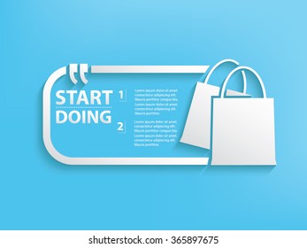 
Shopping-Sack-Angebot Mark Speech-Blase, Design
