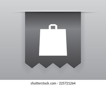 shopping bag ribbon
