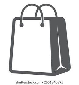 Saco de compras e Shopper variações vetor ícones de linha. Pacote de mercado de papel e conjunto de ícone de esboço de bolsa de supermercado.