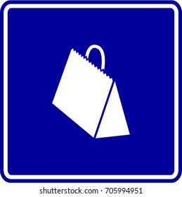 shopping bag sign