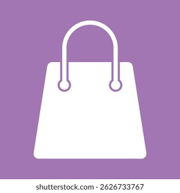 shopping bag sign symbol vector flat icon
