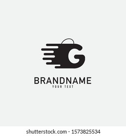 Shopping Bag Simple and clear logo design fully vector editable