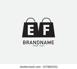 Shopping Bag Simple and clear logo design fully vector editable