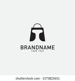 Shopping Bag Simple and clear logo design fully vector editable