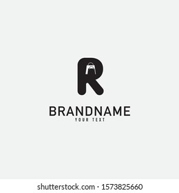 Shopping Bag Simple and clear logo design fully vector editable