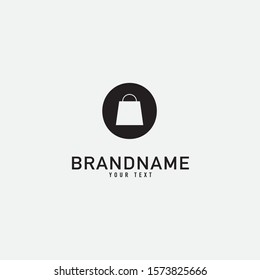 Shopping Bag Simple and clear logo design fully vector editable
