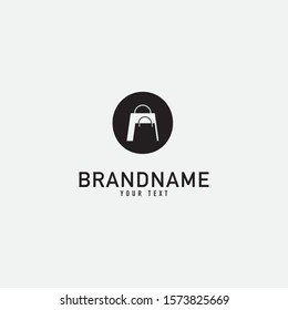 Shopping Bag Simple and clear logo design fully vector editable