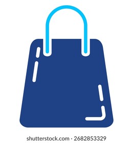 Coleção de Ícones de Vetor Simples de Saco de Compras