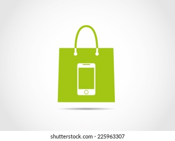 Shopping Bag Smartphone
