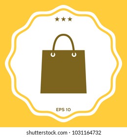 Shopping bag symbol