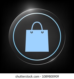 Shopping bag symbol