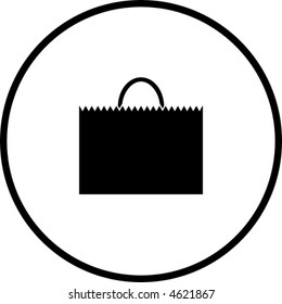 shopping bag symbol