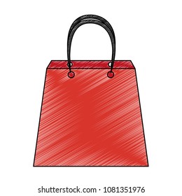 Shopping bag symbol scribble