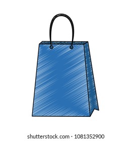 Shopping bag symbol scribble