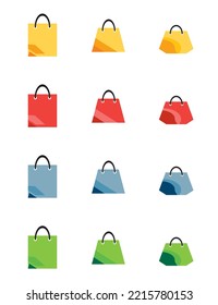 Bolsa de compras Tote Bag Vector Icono 2D para anuncios y empresas