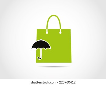 Shopping Bag Umbrella