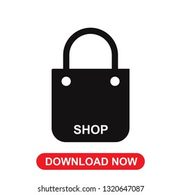 Shopping bag vector