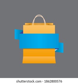 Shopping Bag Vectordesign Illustration.