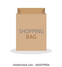 Shopping-Beutel Vektorillustration Design für Online-Shopping.